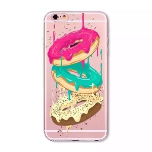 iPhone X donut silicone phone case.